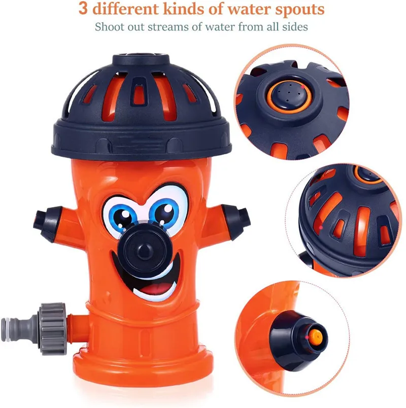

2021 New Hot Selling Summer Cool Fun Bath Toys Ball Water Squirting Sprinkler Baby Bath Shower Kids Toys Garden Lawn Water Park