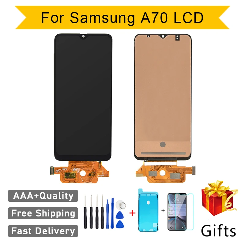 

AAA +++ Incell ЖК-дисплей для Samsung A70 LCD A705 A705F SM-A705MN экран дисплей Замена Ремонт сборка дигитайзер сенсорный экран Pantalla