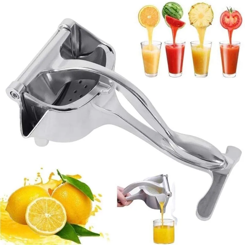 

Manual Fruit Juicer Multifunctional Aluminum Alloy Fruit Squeezer Hand Orange Lemon Press Juice Tool Home Kitchen Accessories