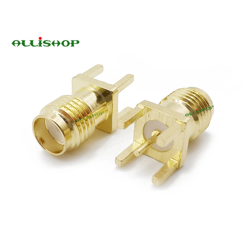 1 шт. концевой гнездовой разъем SMA для монтажа на панели печатной платы Латунный