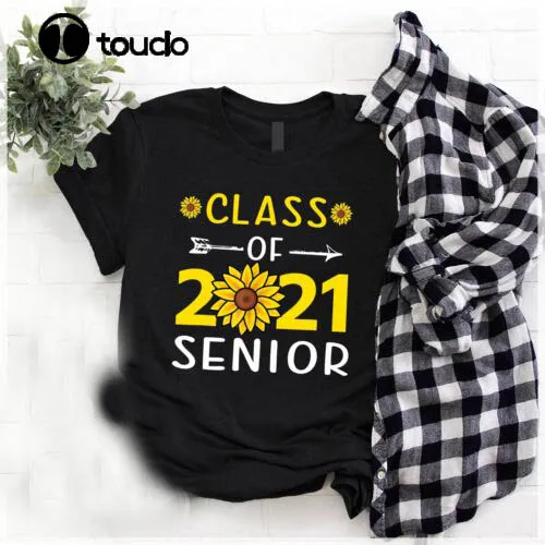 

Class Of 2021 Senior Back To School Men Women T Shirt Cotton Black
