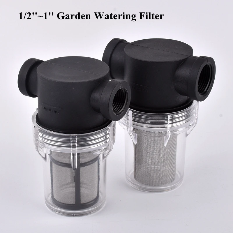

Garden Watering Filter 1/2'' 3/4'' 1'' Plastic Irrigation System Impurity Prefilter Aquaculture Household Water Pipe Filters