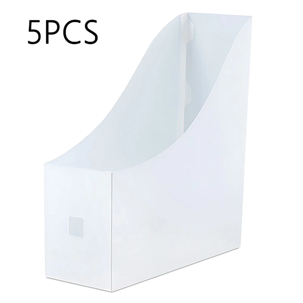 

2/3/5Pcs Plastic File Holder Magazine Book Rack Document Tray Table Storage File Organizer Office Supplies Stationery Box