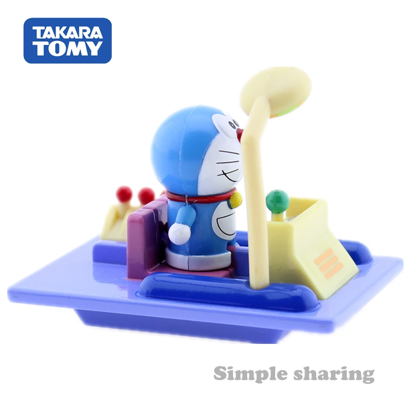 Takara Tomy Dream Tomica Ride On R04 Doraemon X Time Machine Модель Kit Jingle робот Игрушечная машина литая