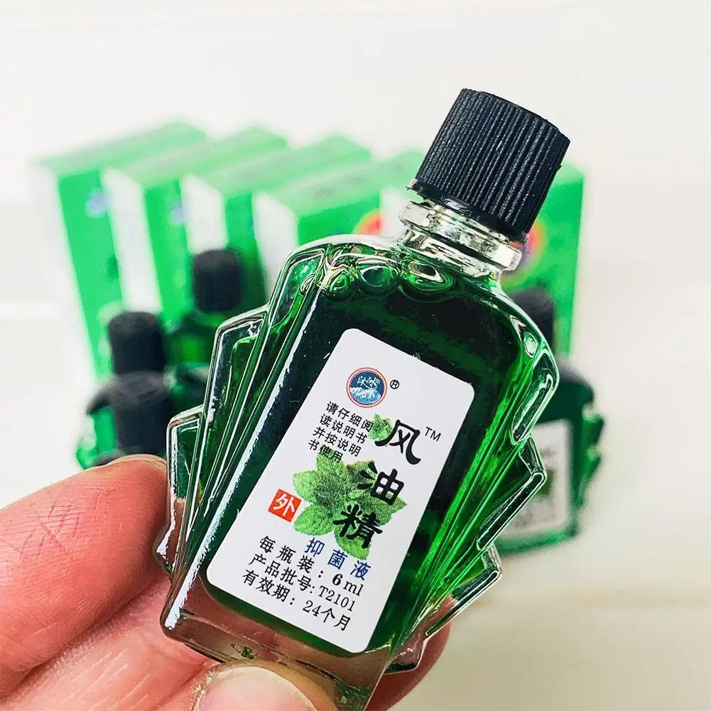 

6ml Refreshing Oil Wind Oil For Headache Dizziness Medicinal Oil Pain Rheumatism Abdominal Pain Fengyoujing E9p3