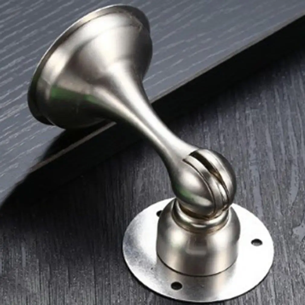 

2pcs Door Stopper Magnetic Door Stop Modern Stainless Steel Magnetic Door Catch Punch-free For Stronger Mount For Wide Doors