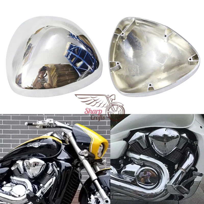 Мотоциклетный хромированный карбюратор крышка фильтра воздушного очистителя