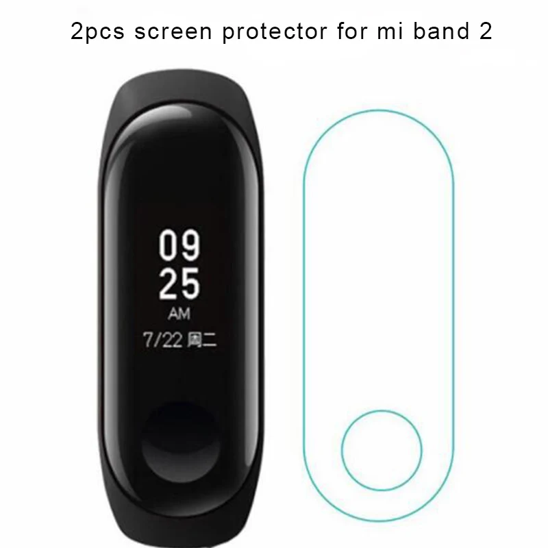 screen protector Браслет для Xiaomi mi, ремешок 2, Сменный ремень, силиконовый браслет для mi band 2, умный Браслет для mi Band, аксессуары - Цвет: screen protector