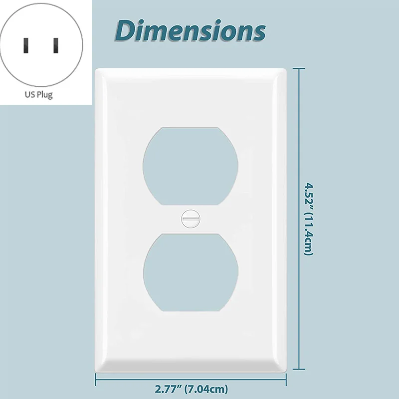 Набор настенных пластин крышка декоративного сосуда дуплексная выключателя