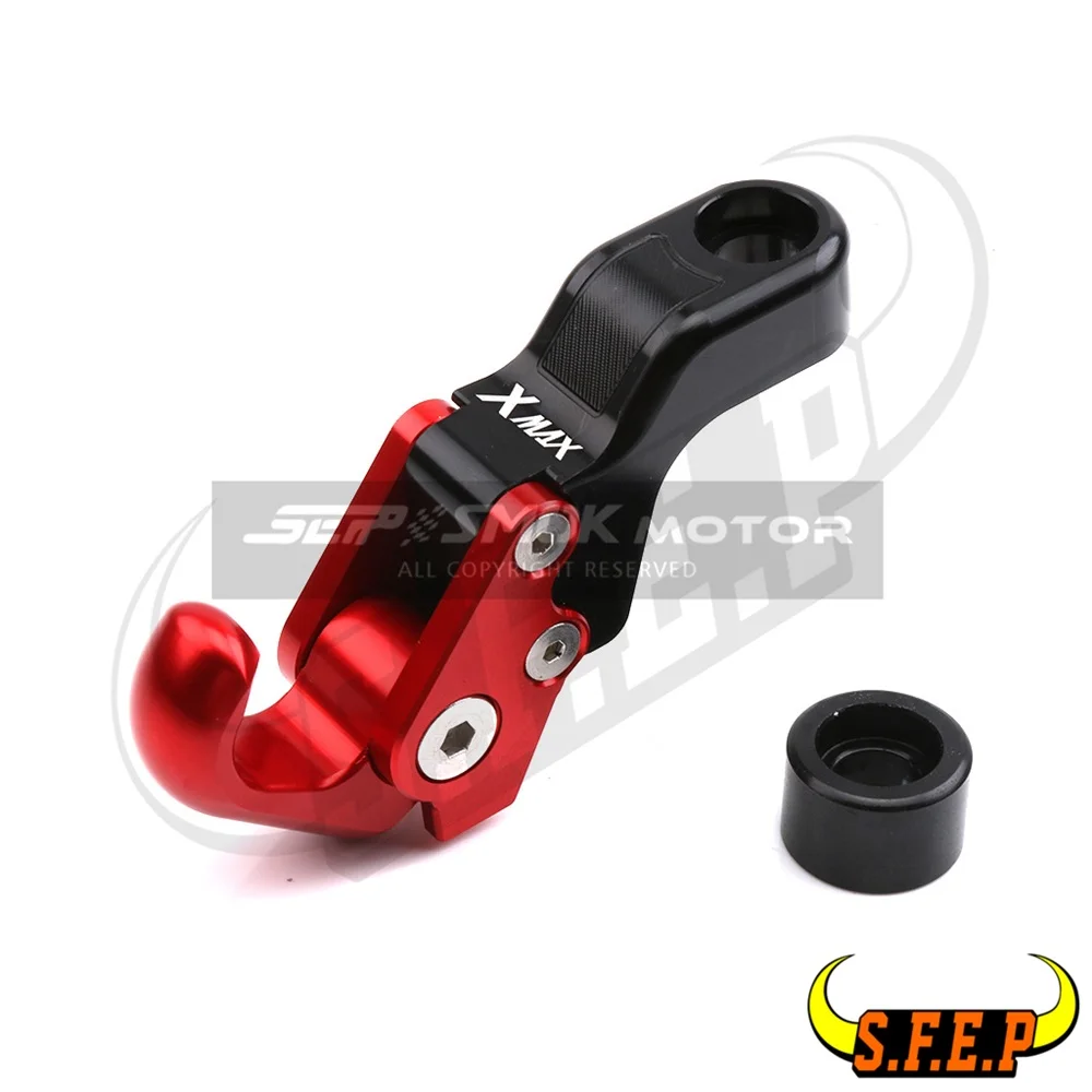 Мотоцикл с ЧПУ Алюминиевый сплав багажные крючки шлем боковое зеркало крюк