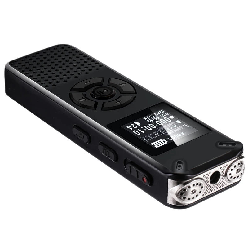 Профессиональный цифровой диктофон с активированным звуком Ручка Портативный HD