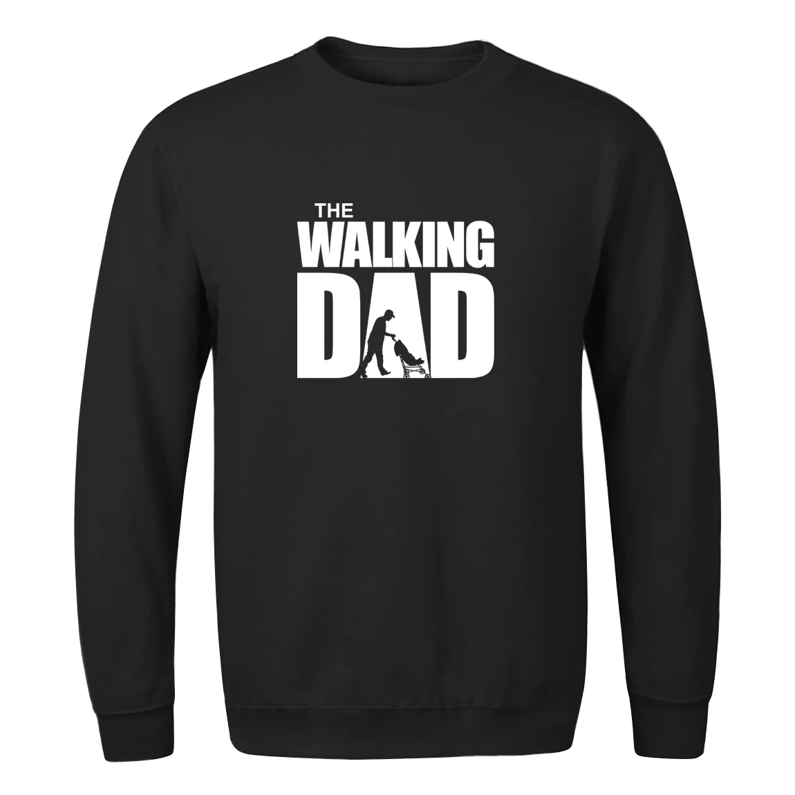 

Simple Letter Printed The Walking Dad Pram 2020 Long Sleeve spring autumn clothings Fashion Hip Hop Men solid color Sweatshirts