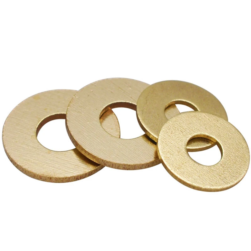 

M2 M2.5 M3 M4 M5 M6 M8 M10 M12 Flat Sheet Metal Plain Washers Brass Copper Bronze Round Seal Washer Brass Gasket