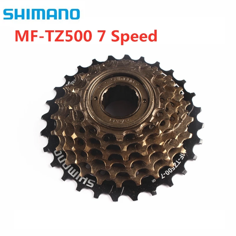 Shimano велосипеды свободного хода, MF-TZ500/TZ21 7 скоростей кассета свободного хода 14-28T для MTB дорожный велосипед Обновление от TZ21