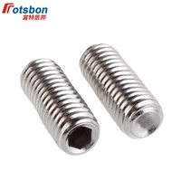 m2 hex socket grub screws with cup point hexagon head set viti a2 stainless steel vis inoxydable parafuso inox din916 iso4029