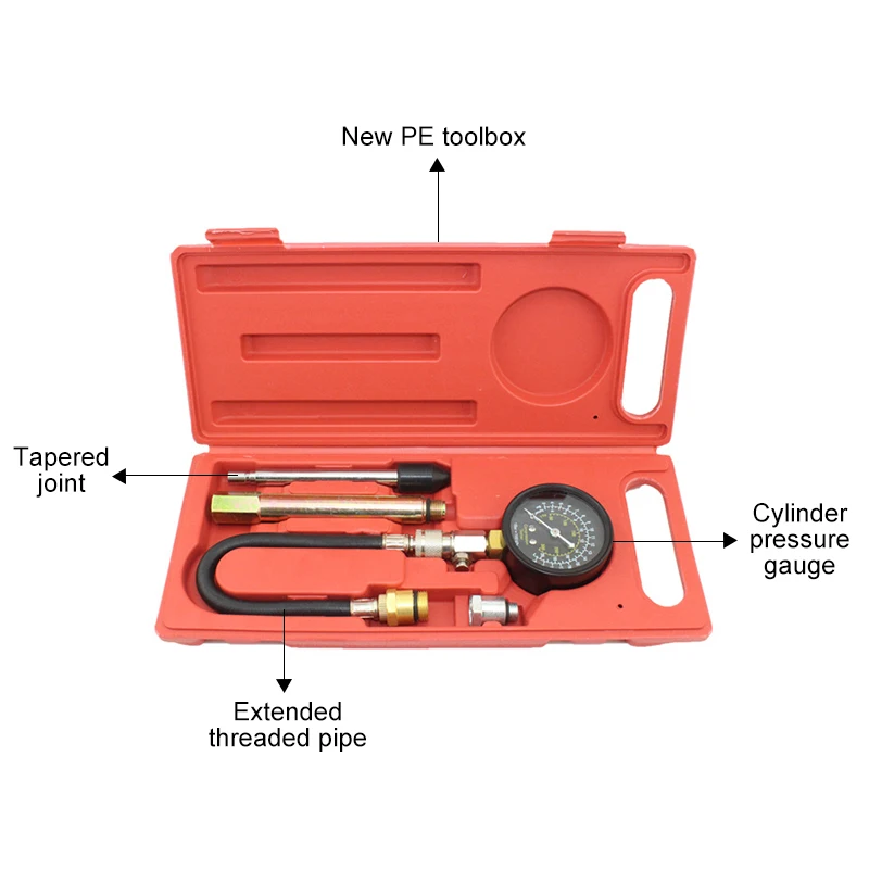 MR CARTOOL G324 0-300psi компрессионный двигатель цилиндр тестер бензиновый манометр