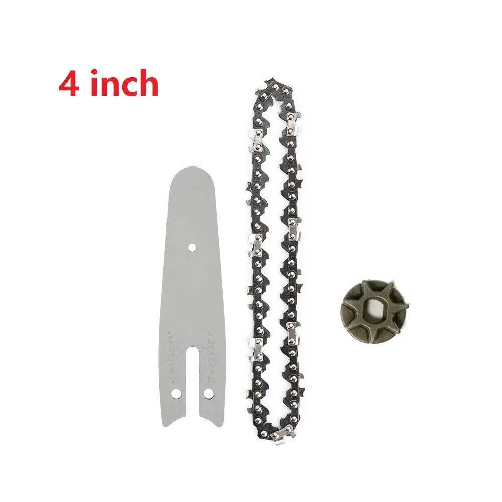 

4/6Inch Chainsaw Guide Bar And Saw Chain Set Fits Electric Chain Saw For Logging And Pruning Wood Cutter Power Tool Accessorie