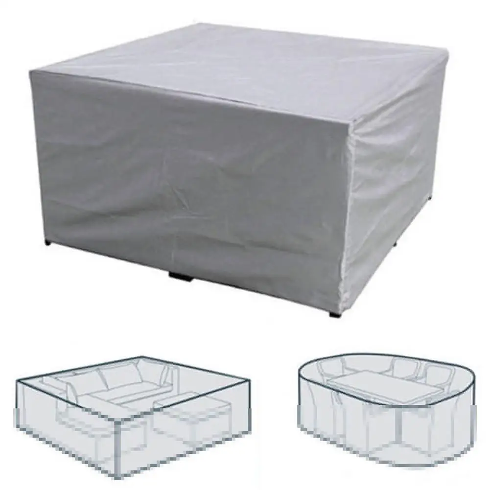 

Piano Furniture Cover Silver Waterproof And Durable Cover Outdoors Garden Courtyard Table And Chair Dust Cover