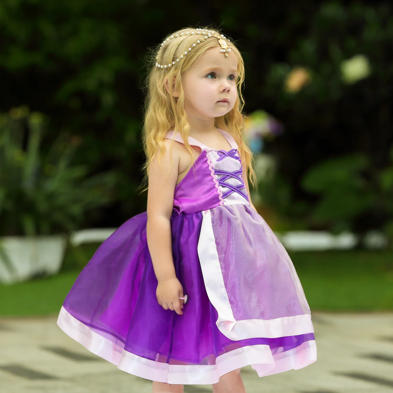 Infant Baby Girls Princess Dresses Kids Cosplay Costume Halloween Clothes Toddler Party Role-play Dress for Girl | Детская одежда и