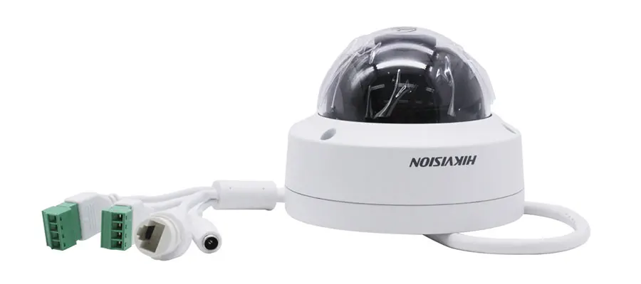 Hikvision 8-мегапиксельная ip-камера DS-2CD2185FWD-IS внутренней 8 мегапикселей купольная камера видеонаблюдения POE Cam Встроенный слот SD аудио интерфейс