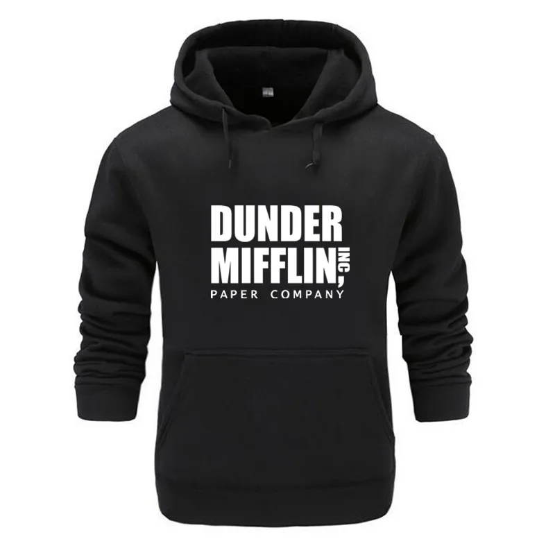 2019 толстовка для офиса мужские флисовые толстовки Dunder Mifflin Paper Inc унисекс с