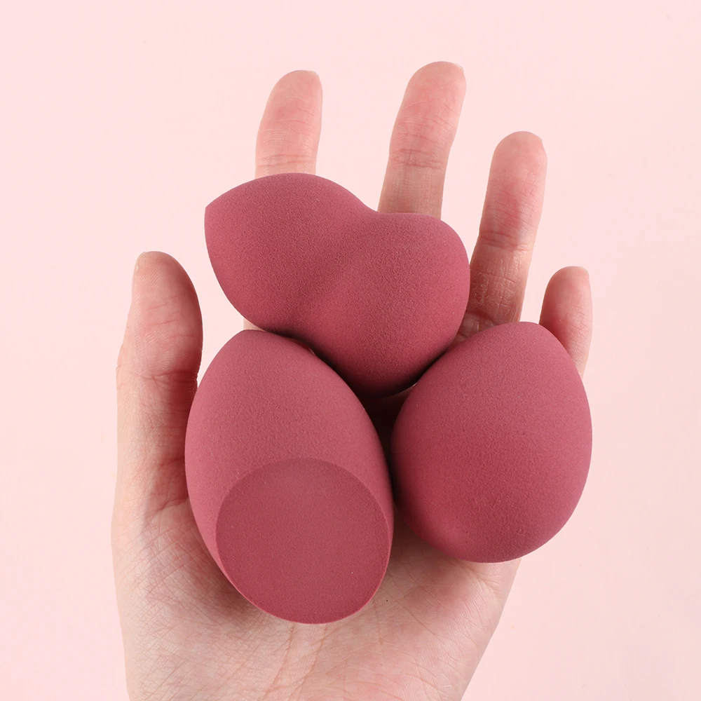 

New fashion 3Pcs Waterdrop Makeup Sponge Face Foundation Powder Cream Blending Sponges beauty Cosmetic Tools Women's Beauty
