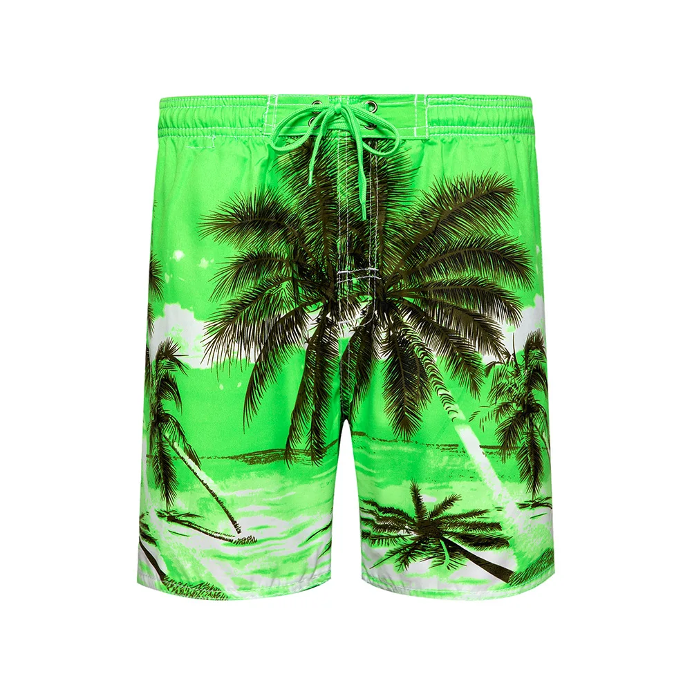 Шорты мужские пляжные быстросохнущие брендовые короткие бермуды с принтом