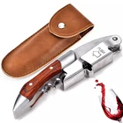 Штопор официантов, универсальный штопор для вина, Профессиональный штопор для бутылок, резак для фольги и полиуретановый пакет, вакуумная пробка