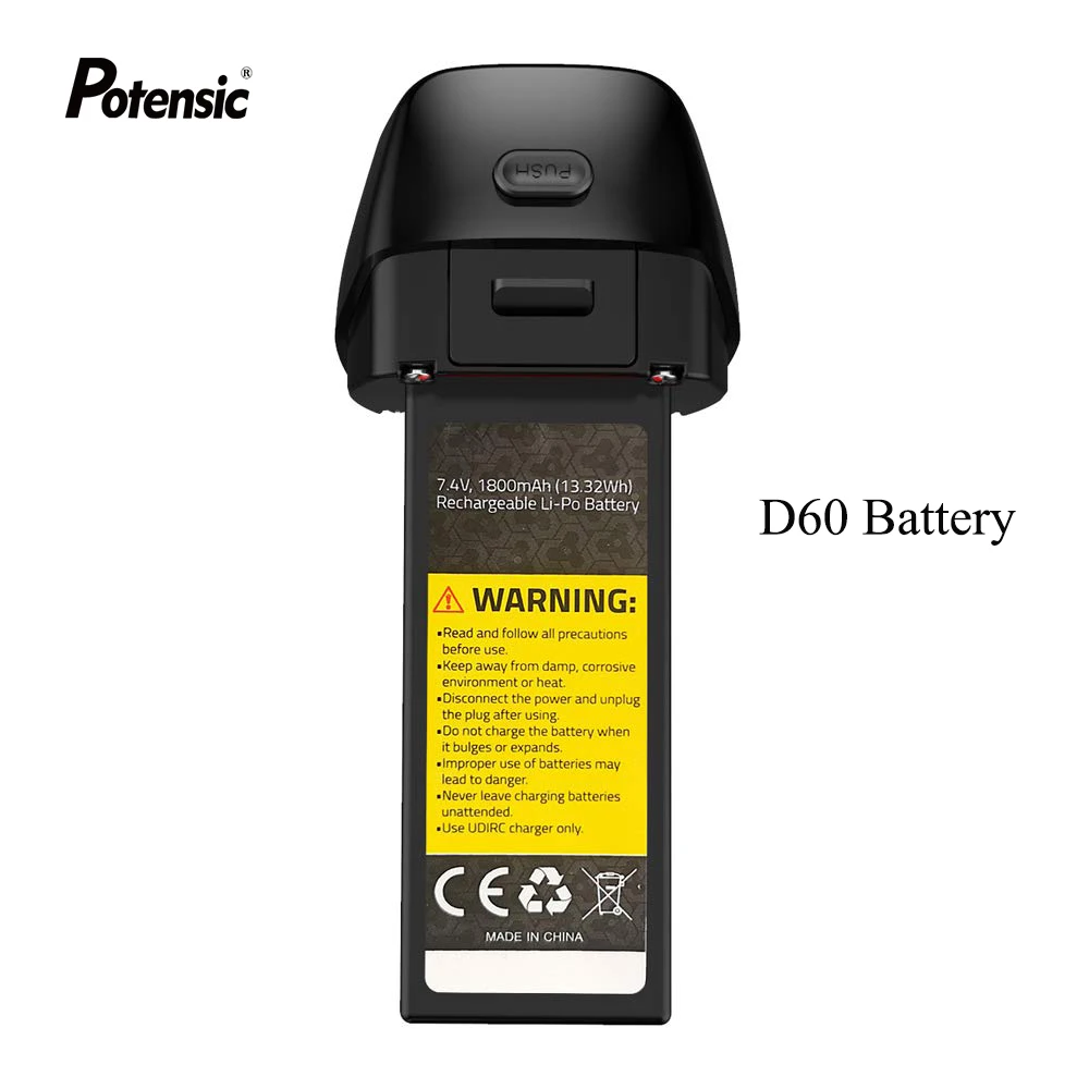 Запасная часть для аккумулятора Potensic Lipo D80 D85 D50 D58 A20 A30W T18 T25 T35 D20 U42 U47 | Игрушки и