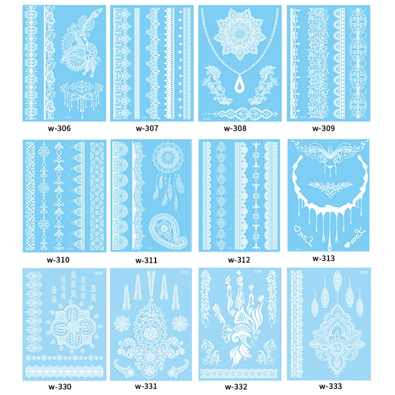 Новинка 2020 модная Геометрическая крутая Временная тату-наклейка женские