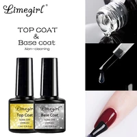 7 5ml nail gel primer nail polish top coat 2pcs base and top coat varnishes nail gel primer long lasting soak off gel nail art