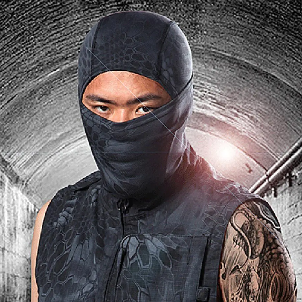 

Tight Camouflage Balaclava Hunting Outdoor Ski Protection Full Face Neck Scarf