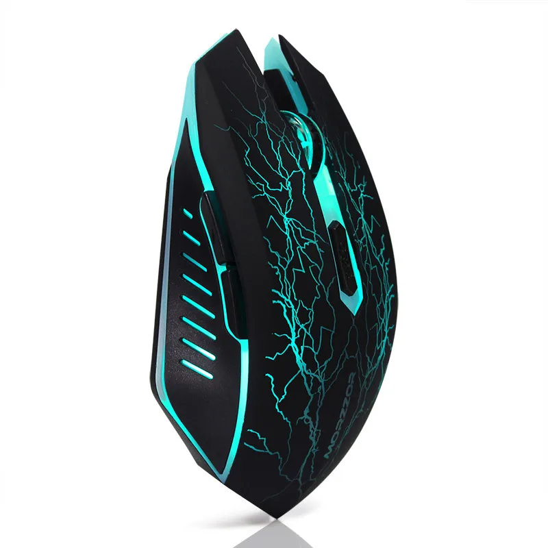 

Charging Mouse Silent Wireless Gaming Light Colorful Mouse Built-in Large Capacity Lithium Battery