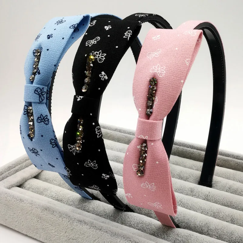 1 шт. однотонные милые банты для девочек разразразы искусственные Детские обручи