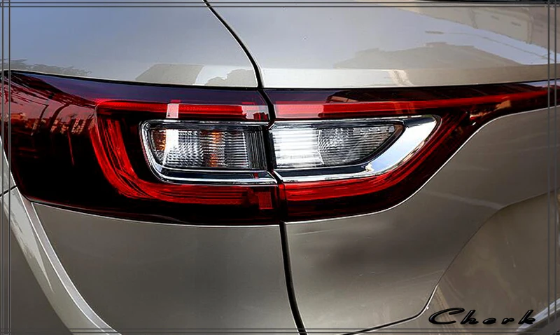 Задсветильник фонарь для Renault Koleos 2017 2018 ABS Chrome 4 шт./компл. задний крышка отделка