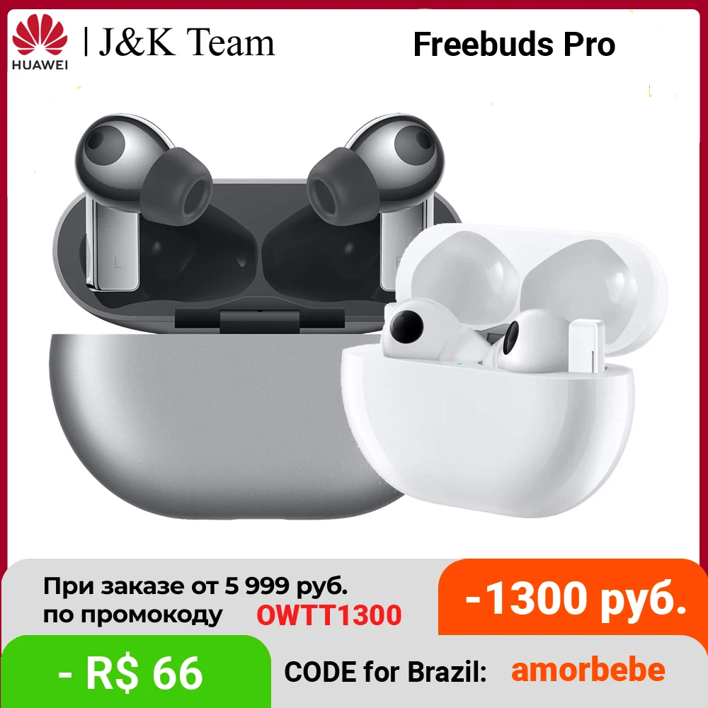  Huawei FreeBuds Pro Беспроводные наушники,активное шумоподавление, для смартфонов,Склад в Москве в наличии 