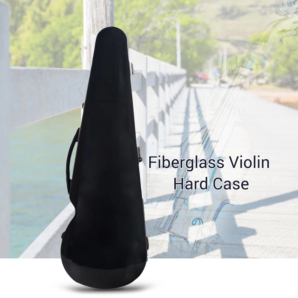 Высококачественный полноразмерный чехол из стекловолокна для скрипки Жесткий
