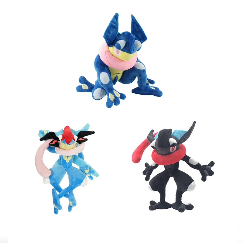 Froakie Greninja плюшевая кукла синяя черная крутая лягушка ниндзя гренинджа XY Покемон