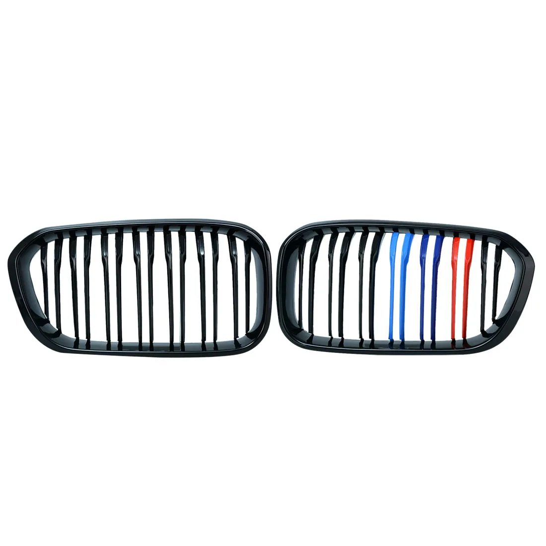 1 пара автомобильный Стайлинг Черный M 3 двойная планка передняя ноздри гоночный