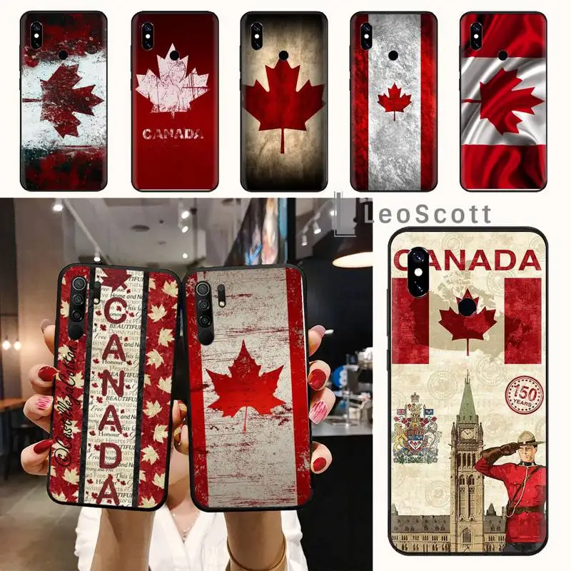 

Canada Canadian Flag CA Banner Phone Case For Xiaomi Redmi 7 8 9t a3Pro 9se k20 mi8 max3 lite 9 note 9s 10 pro