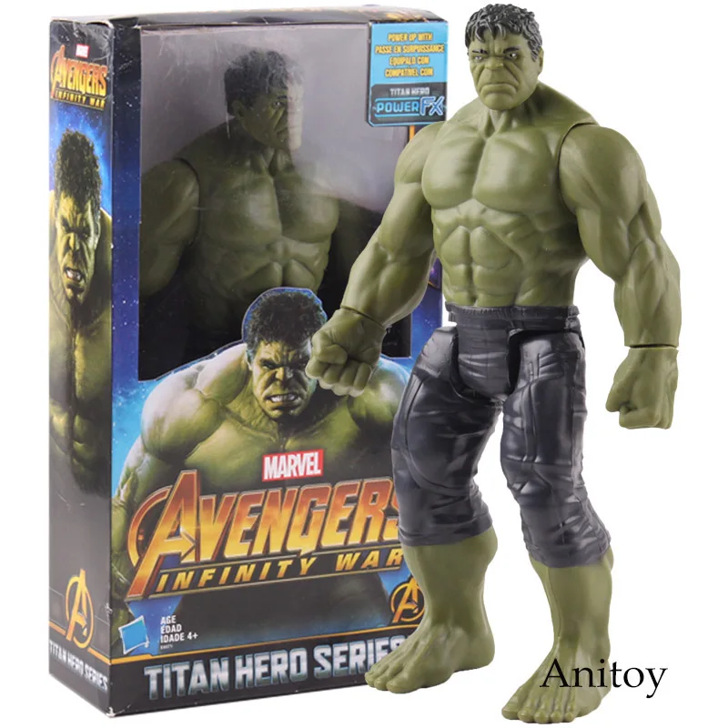 Titan Hero Халк серия Мстители 3 Marvel фигурка из ПВХ Titan Hero Infinity War Коллекционная модель игрушки