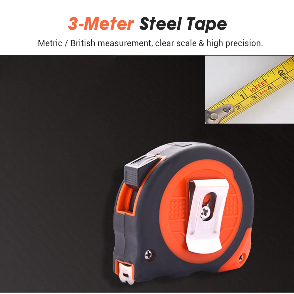 

45Pcs Household Repair Tools General Maintenance Tool Set Hardware Tool Set Home Toolbox for Home Apartment Garage Dorm Office