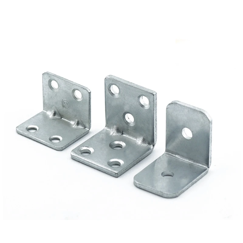 10 шт. прямоугольный разъем (под углом 90 градусов) кронштейны Сталь угловая скобка