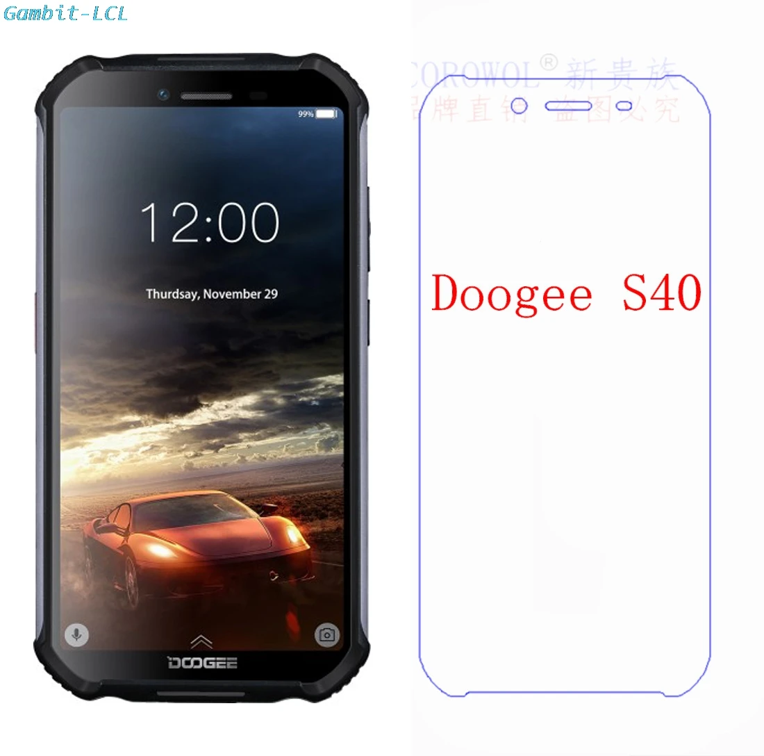 

2 шт. 2.5D 9H Оригинальное закаленное стекло Для Doogee S40, защитное стекло 5,5 дюйма, защитная пленка