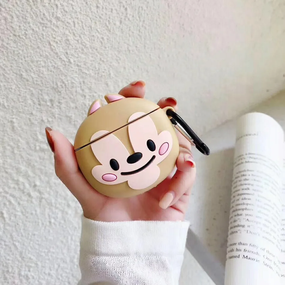 H Мультяшный чехол для Airpod, чехол для наушников, чехол для Airpods 2, чехол для Apple Air Pods - Цвет: H