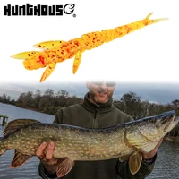 hunthouse flit soft fishing lure graded bouncing bait 5075mm 0 61 5g special smell flexible body zander fish pike bass tackle