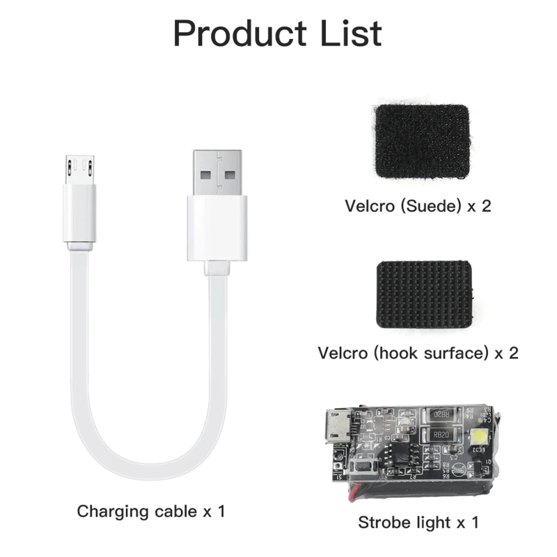 10 Вт высокой мощности Мощность со стробоскопической вспышкой светильник для DJI