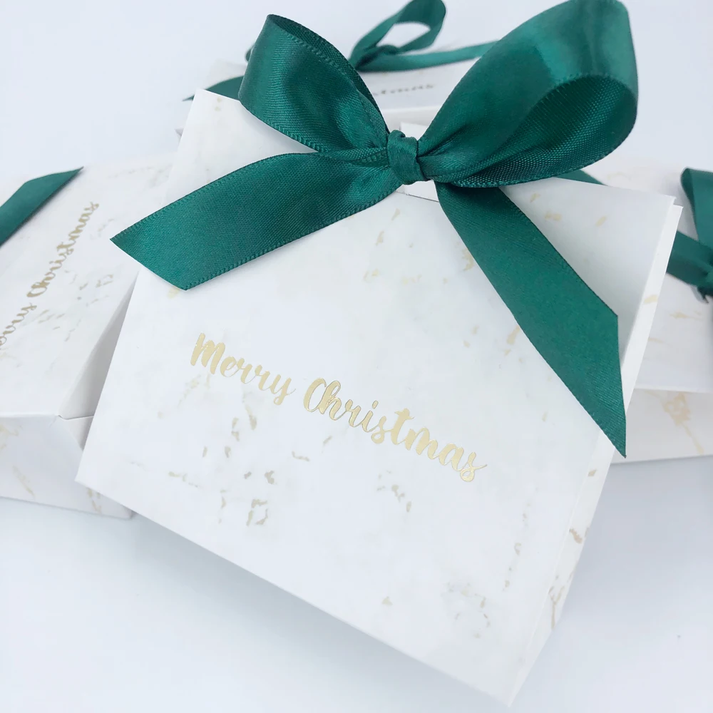 Рождественские украшения для вечеринки миниатюрные мраморные коробки конфет