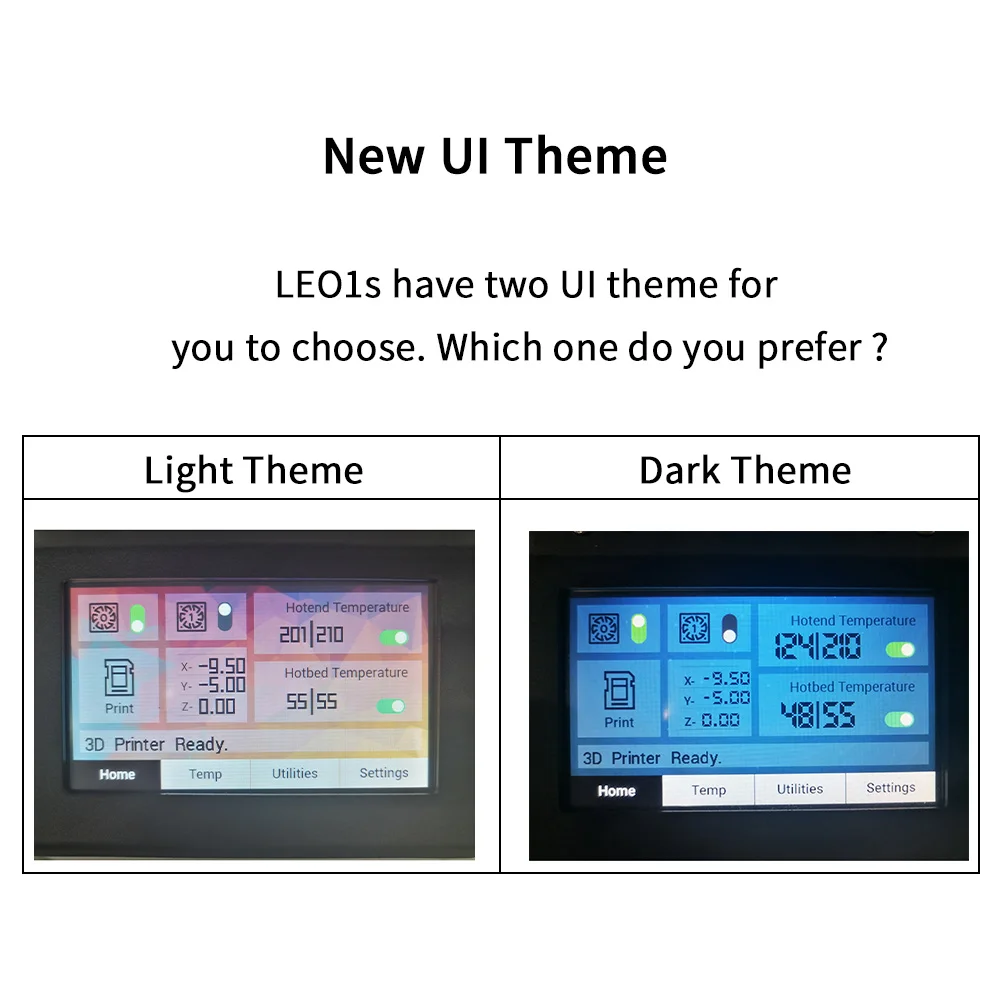 Hiprecy LEO 1S 3D Printer Magnetic Heatbed ALL Metal Printer Support 1.75mm PLA I3 DIY KIT Hotbed Dual Z-axis TFT Screen ender 3