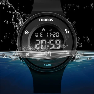 Часы детские электронные, цифровые, водонепроницаемые, 50 м